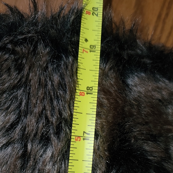 Boot black with grey wedge heel knee High boot - Picture 10 of 15